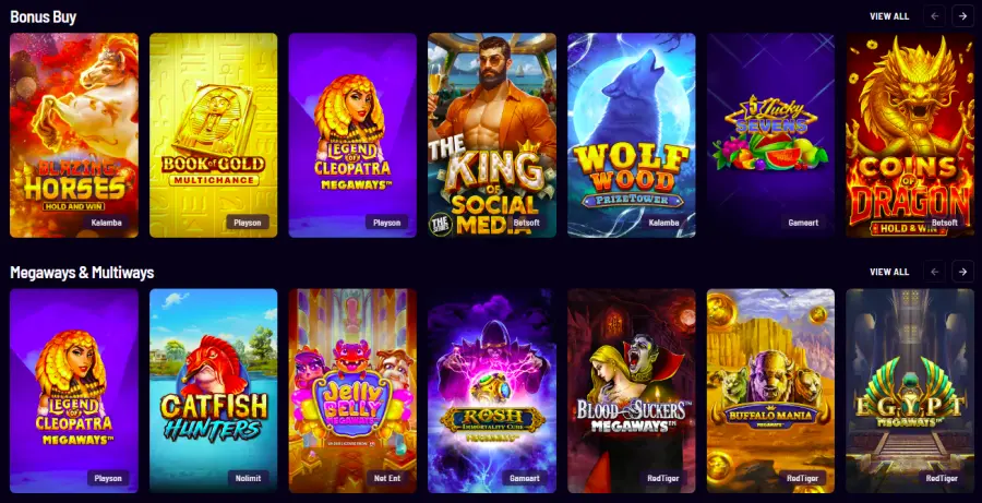 Vegaz casino login